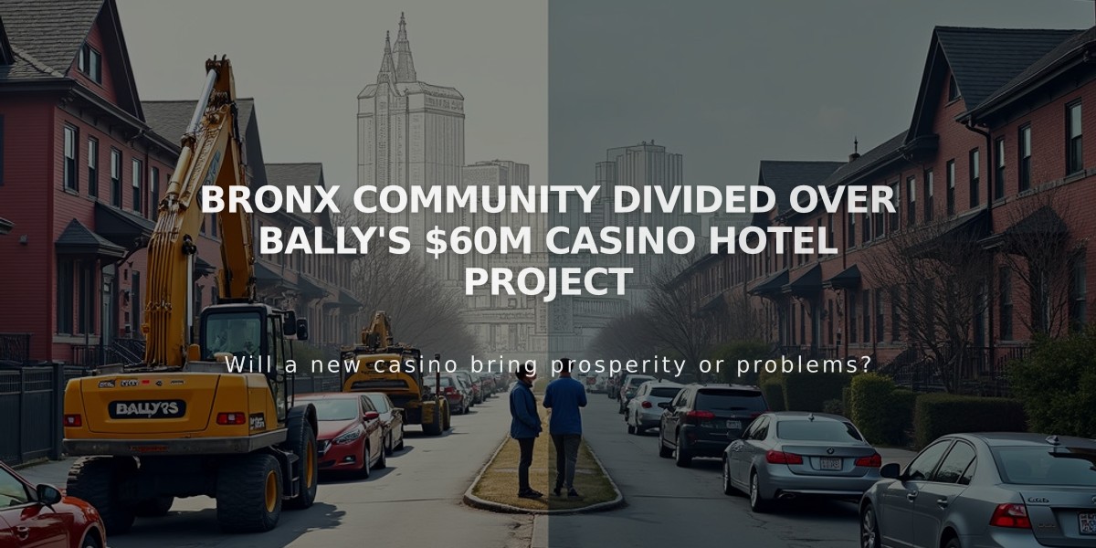 Bronx Community Divided Over Bally's $60M Casino Hotel Project