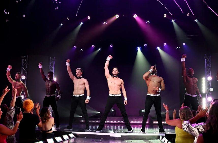 Magic Mike Live performers on stage