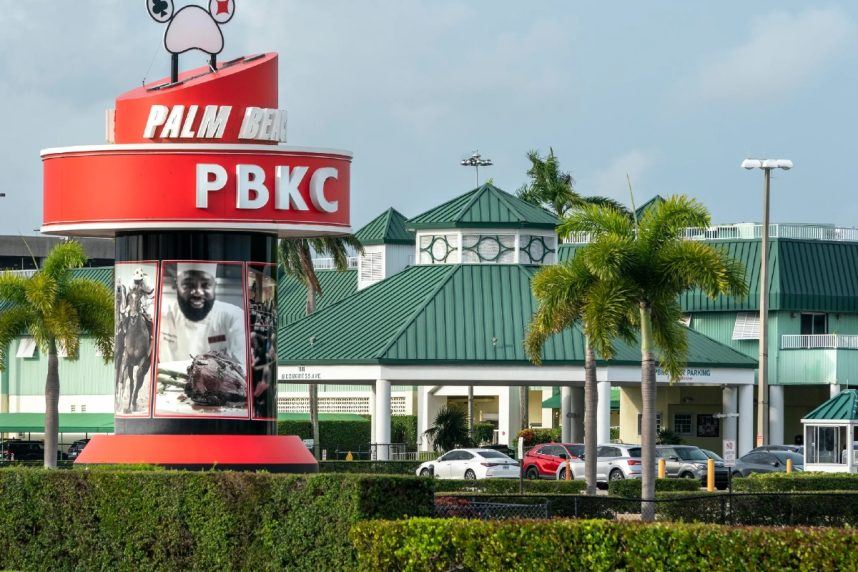 Palm Beach Kennel Club building exterior