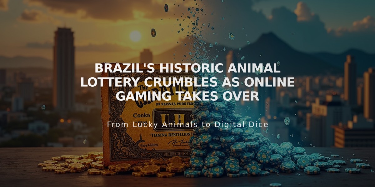 Brazil's Historic Animal Lottery Crumbles as Online Gaming Takes Over